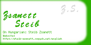 zsanett steib business card
